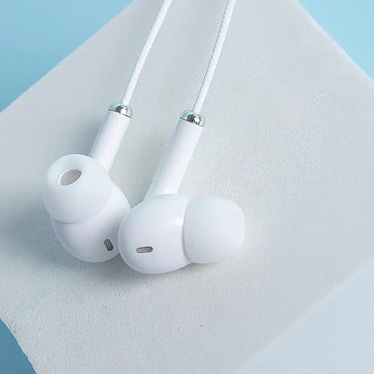 Macaron Hued Noise-Canceling Earbuds with Mic